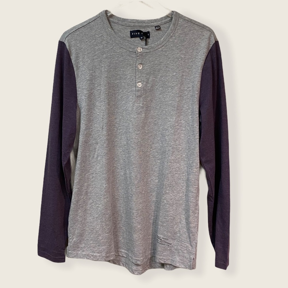 NWT Five Four Bristow Men’s Medium T-Shirt Gray